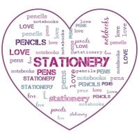 Stationery Word Cloud